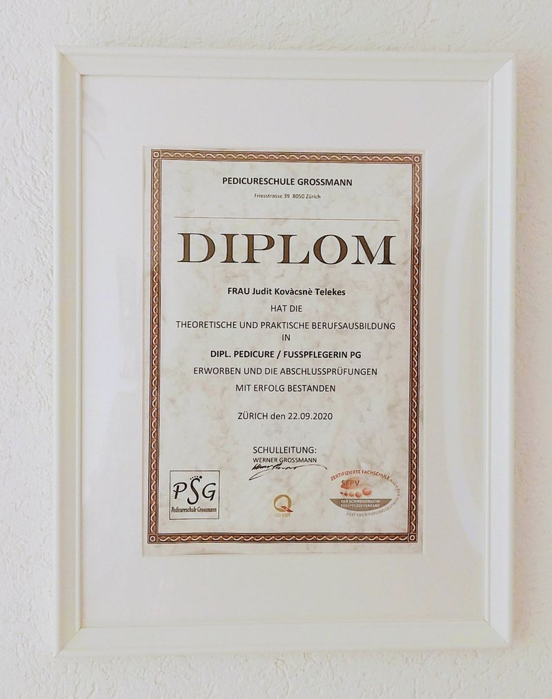 Diplom Fusspflege
